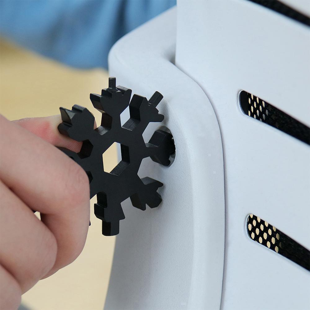18-in-1 roestvrijstalen sneeuwvlokken multitool