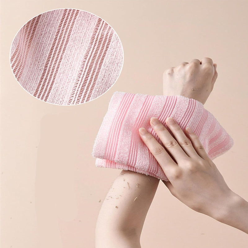 Exfoliërende antibacteriële douchehanddoek