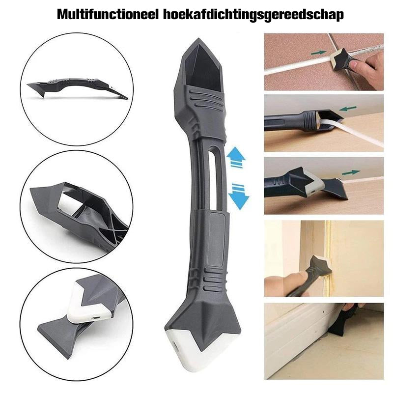 3-in-1 Siliconen plamuur gereedschap