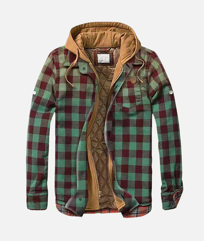 Sem - Patchwork blazer med rutor