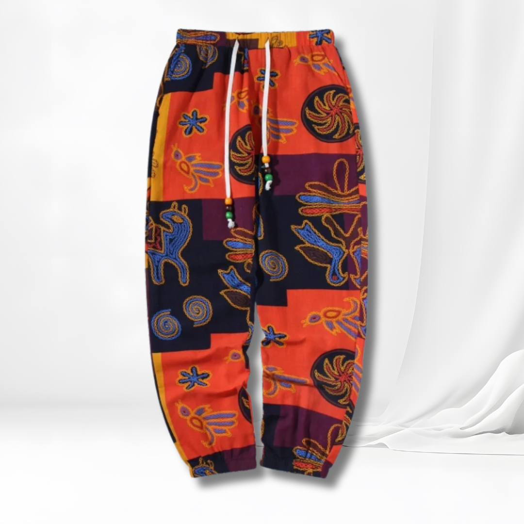 Zahara™ - Boho Tribal Print Bekväma Byxor