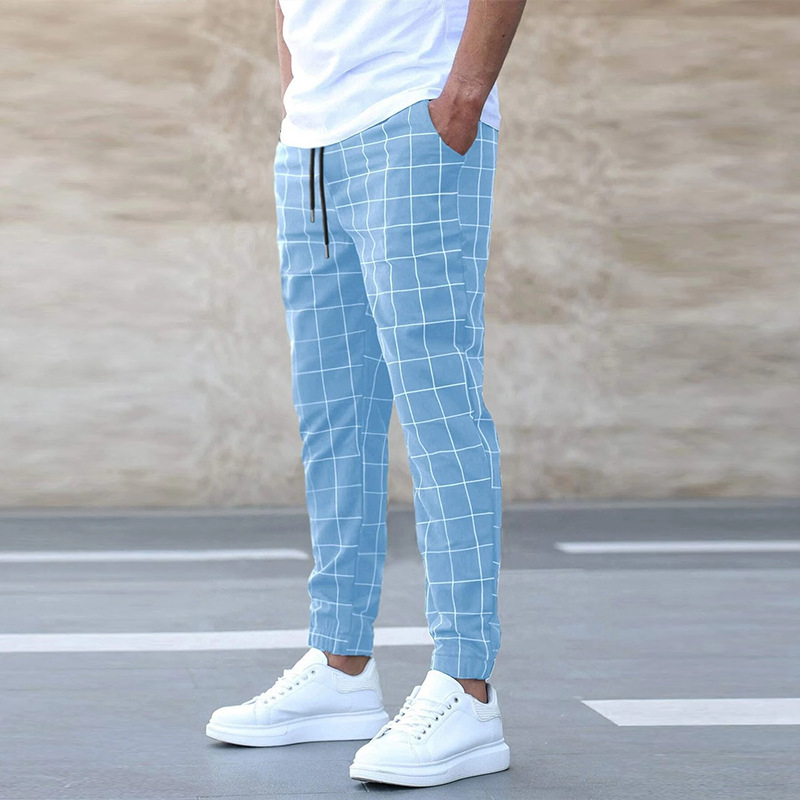 Cavalli™ - Lediga Rutiga Sommarbyxor