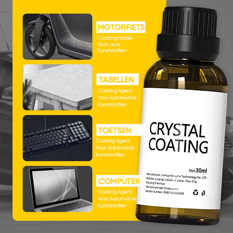 Coatingmiddel voor auto-kunststoffen
