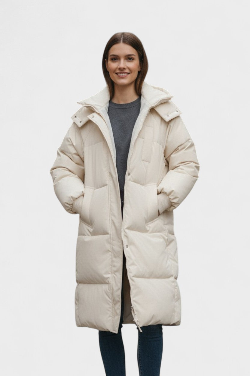 Gabriela™ | Fuskpälsjacka med huva