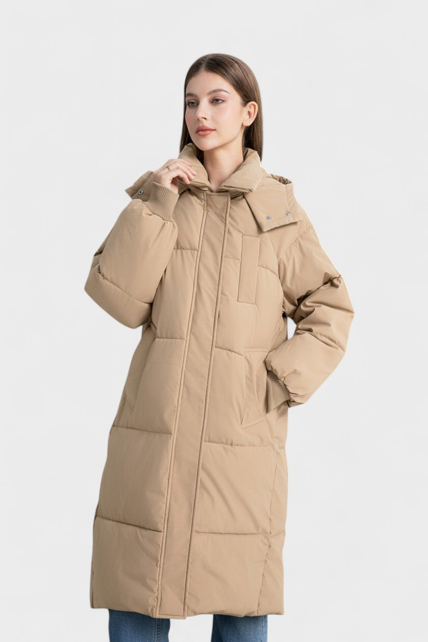 Gabriela™ | Fuskpälsjacka med huva