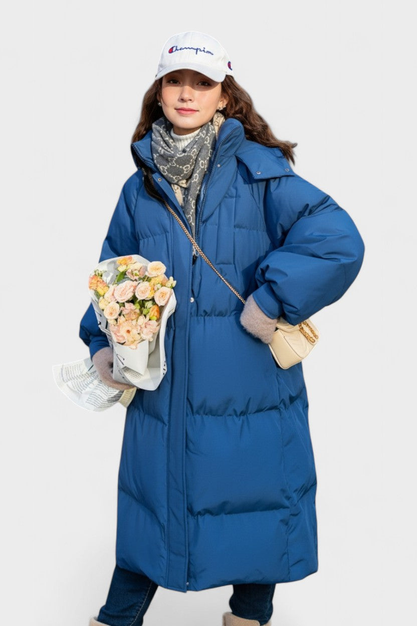 Gabriela™ | Fuskpälsjacka med huva