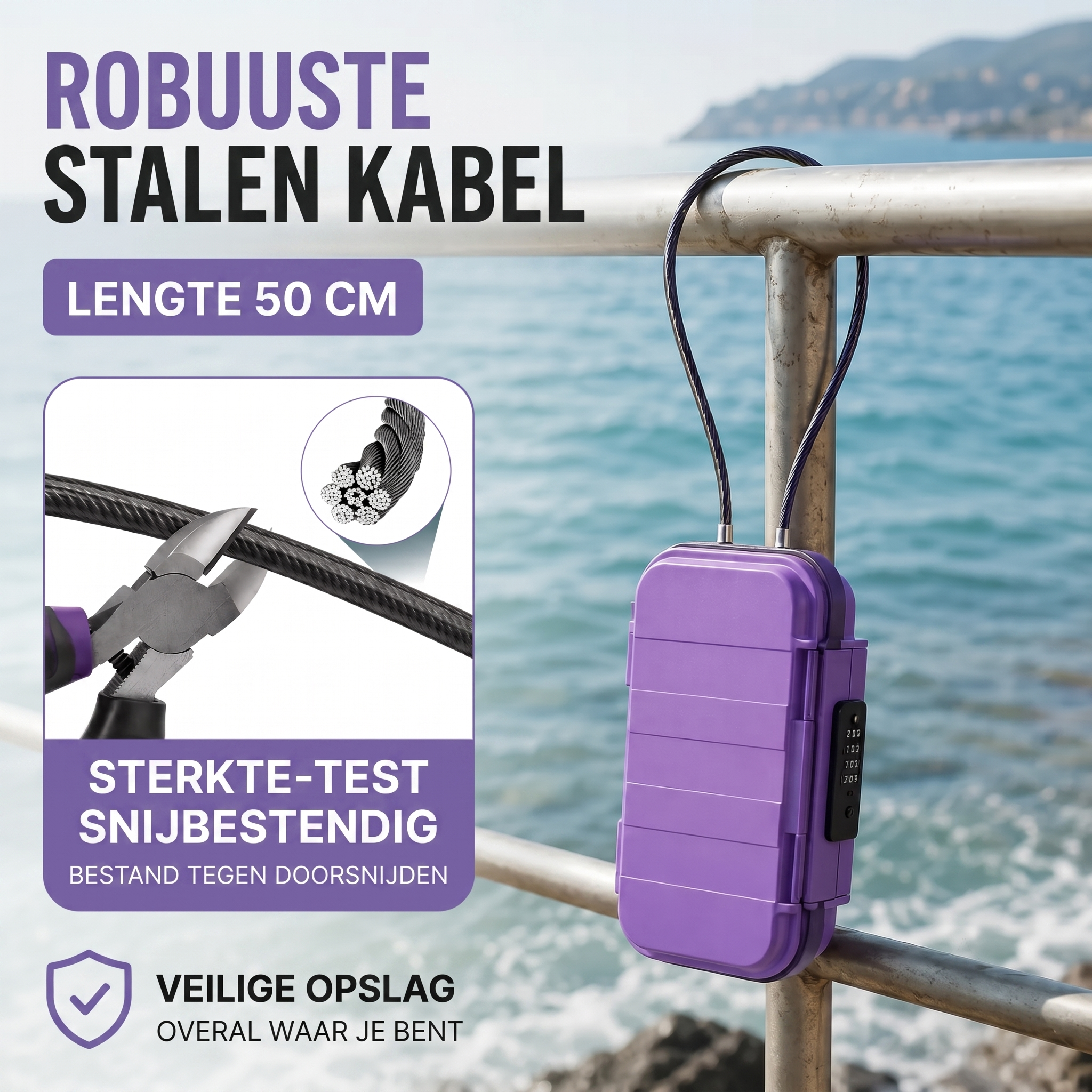 Calviro SafeLock™ Reiskluis