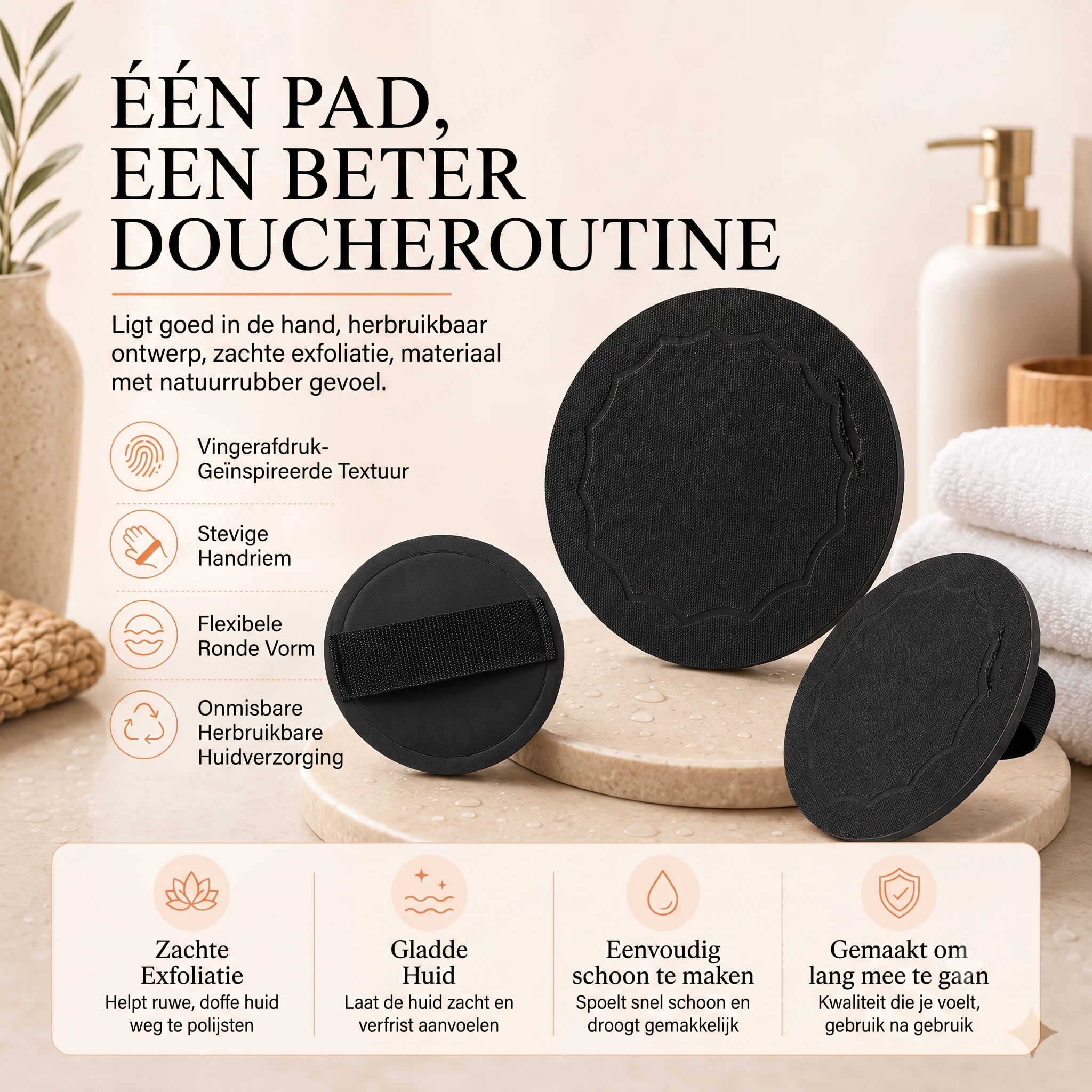 Calviro SoftScrub™ Badhandschoen