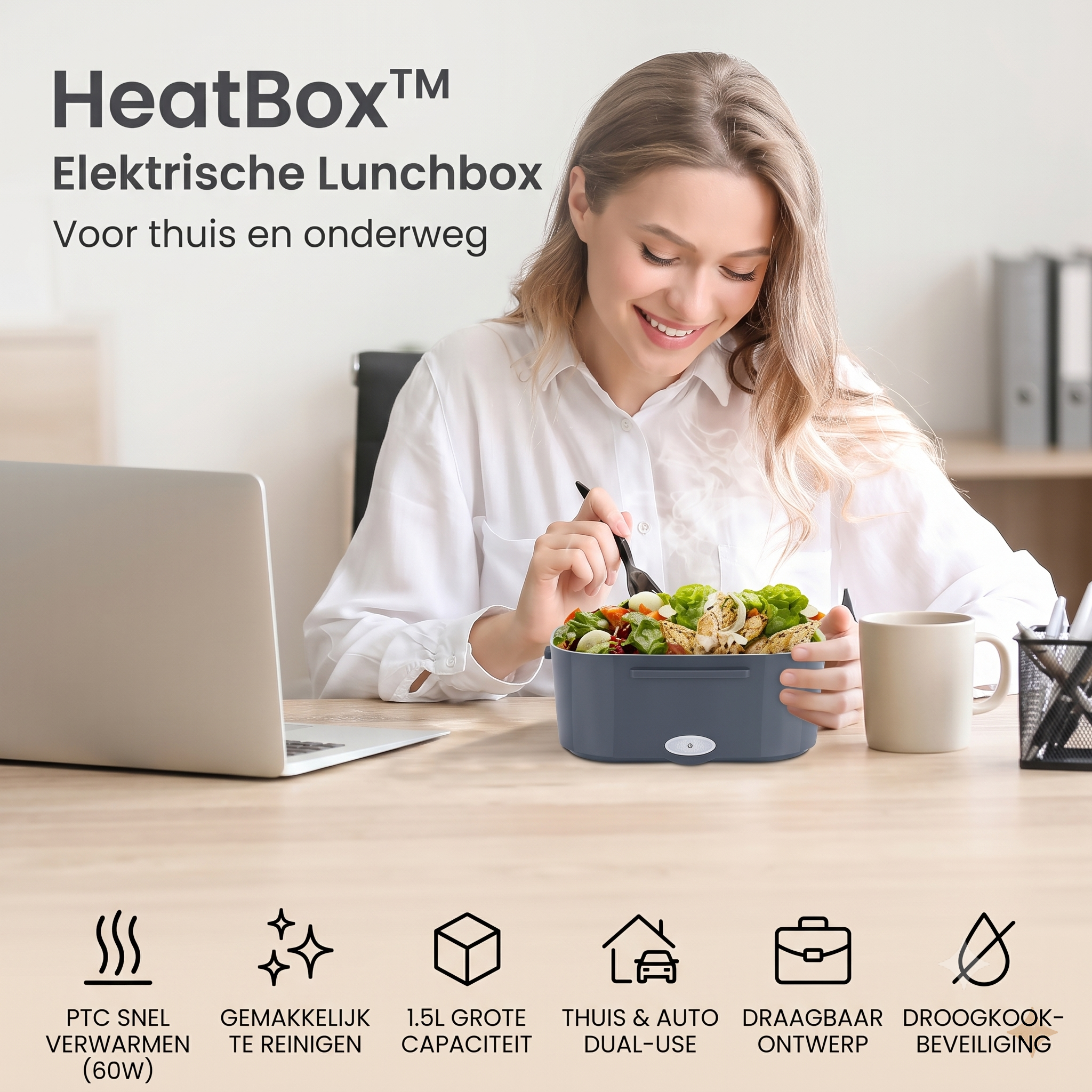 Calviro HeatBox™ Elektrische Lunchbox