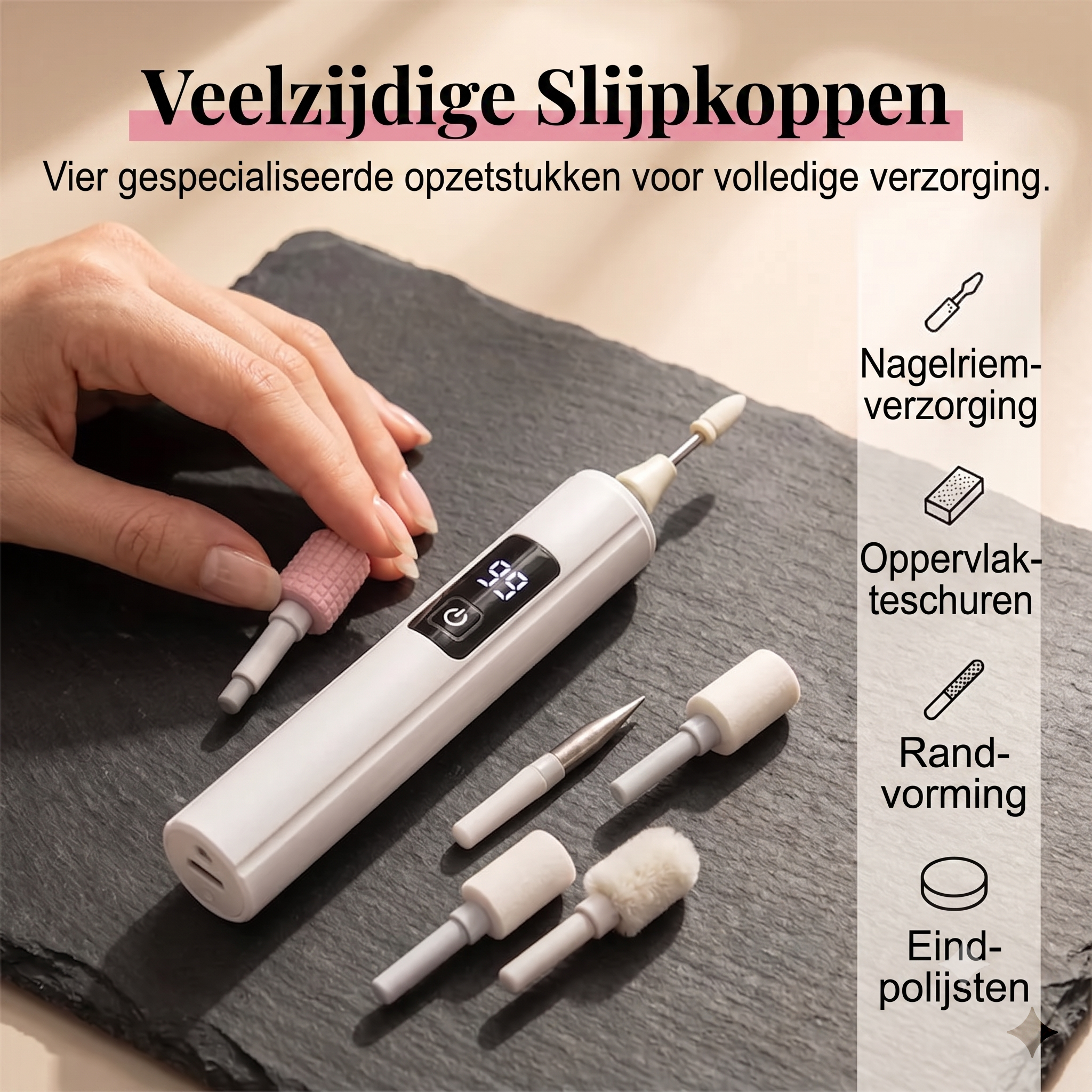 Calviro NailPro™ Elektrische Nagelfrees