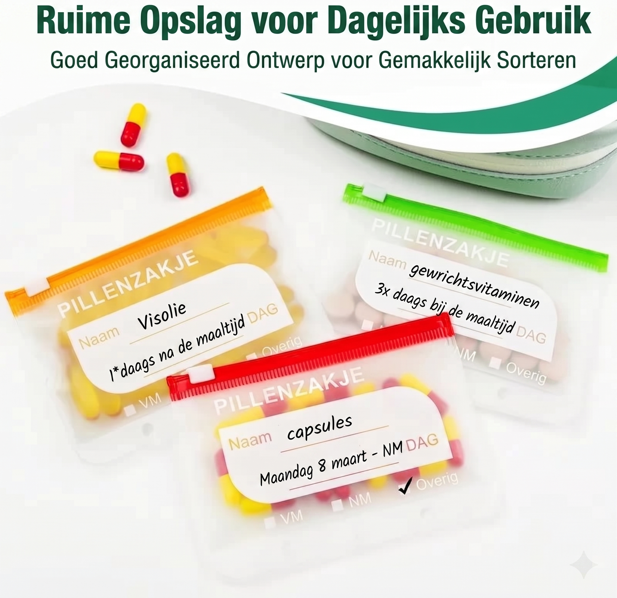 Calviro MediSort™ Medicijnetui