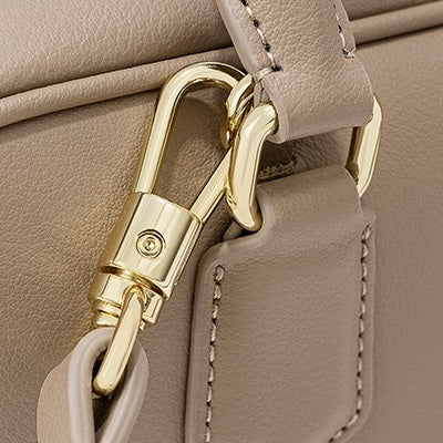 Vintage Äkta Läder Crossbody Handväska