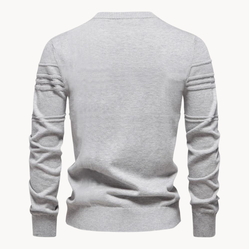 Henrik | Stilig herrtröja med rutdesign