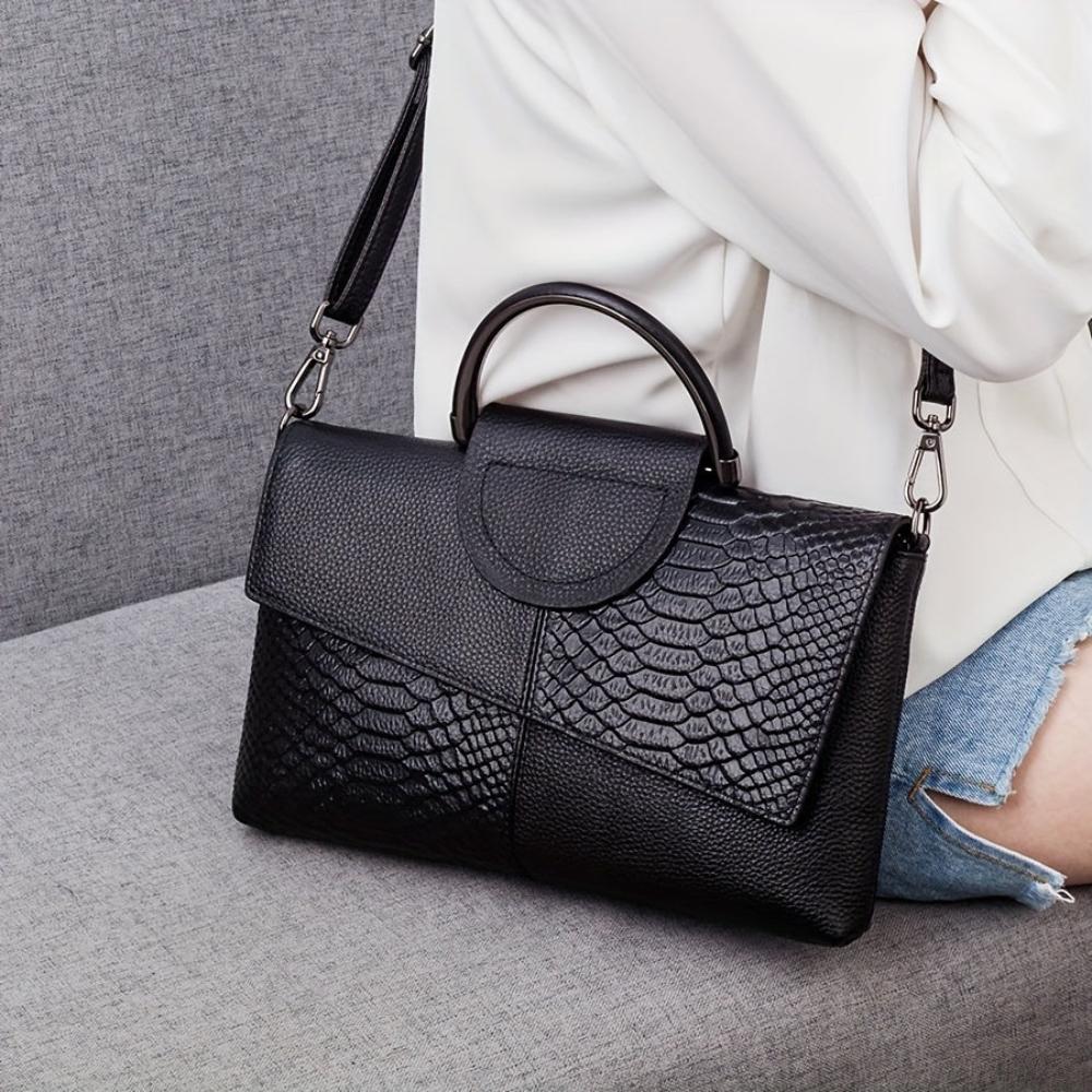 Elvelia™ | Handväska med Opulent Krokodilsmönster
