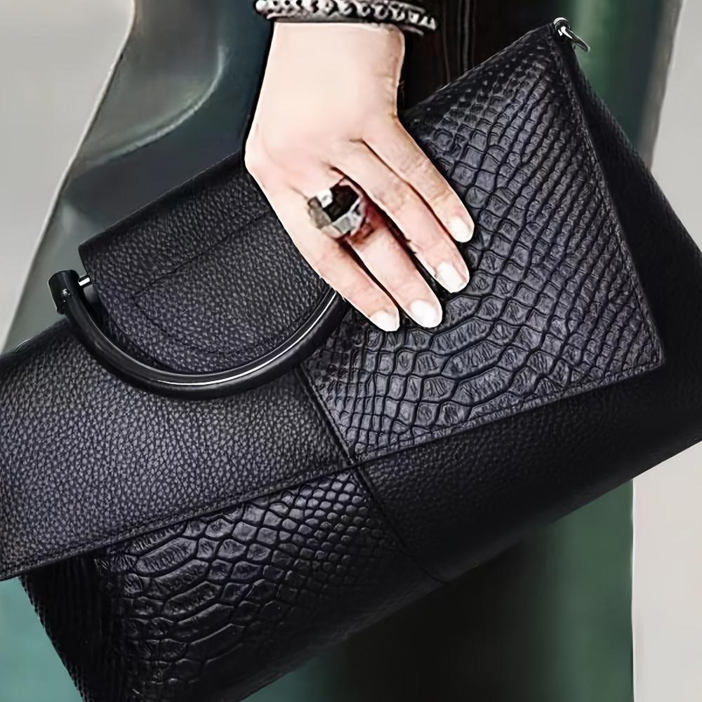 Elvelia™ | Handväska med Opulent Krokodilsmönster