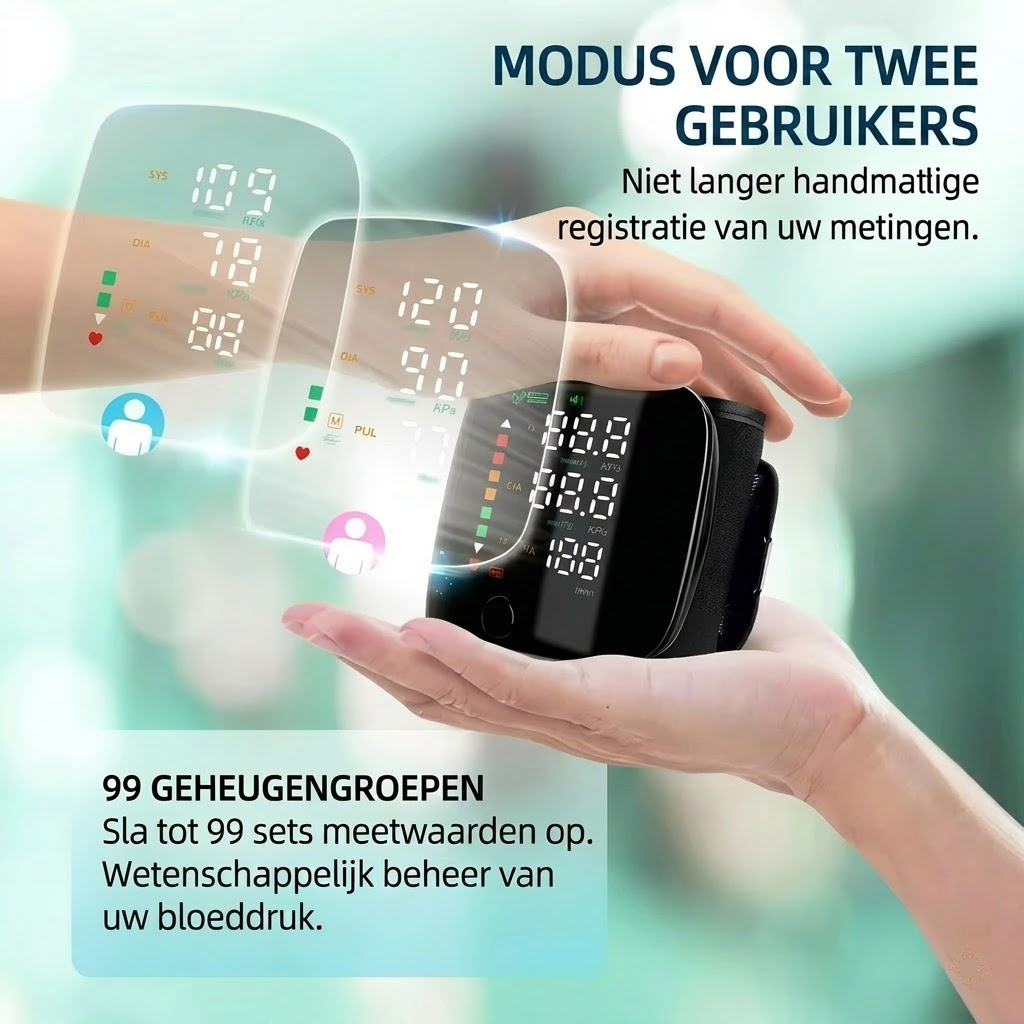 Calviro Pols Bloeddrukmeter