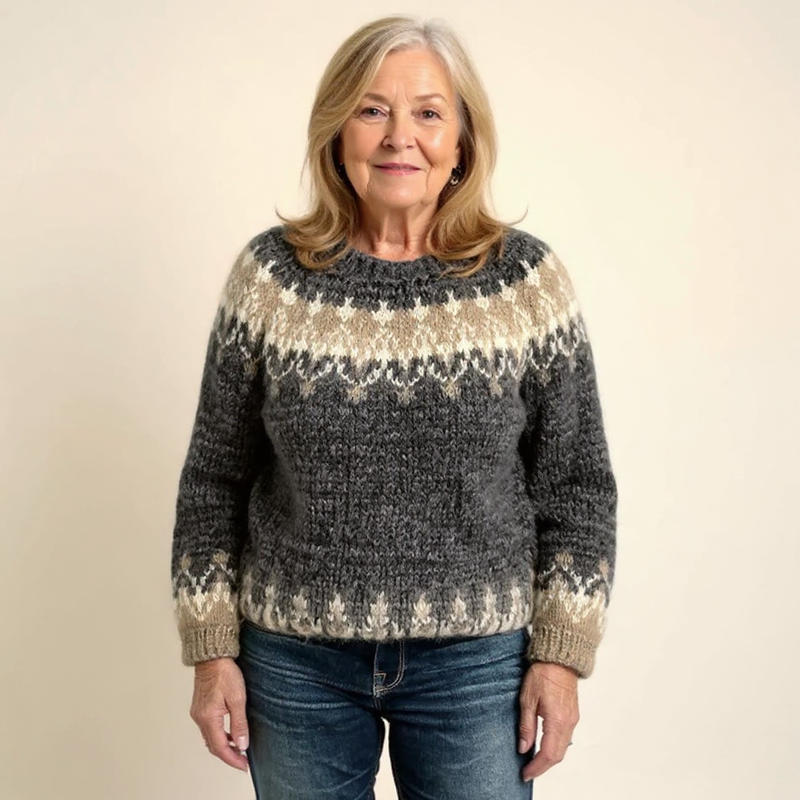 Maarit™ - Klassisk isländsk ulltröja