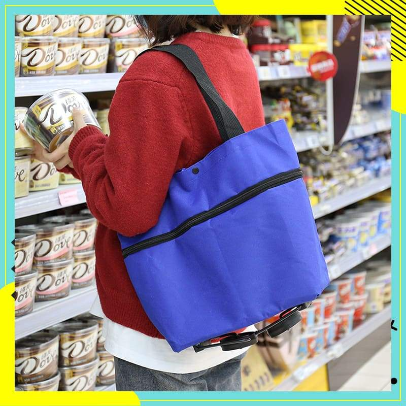 Calviro RollGo™ Opvouwbare Boodschappentrolley