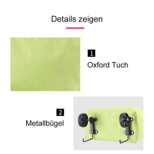 Calviro RollGo™ Opvouwbare Boodschappentrolley
