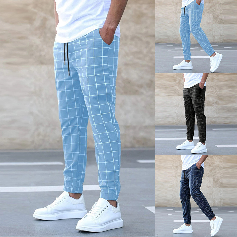 Cavalli™ - Lediga Rutiga Sommarbyxor