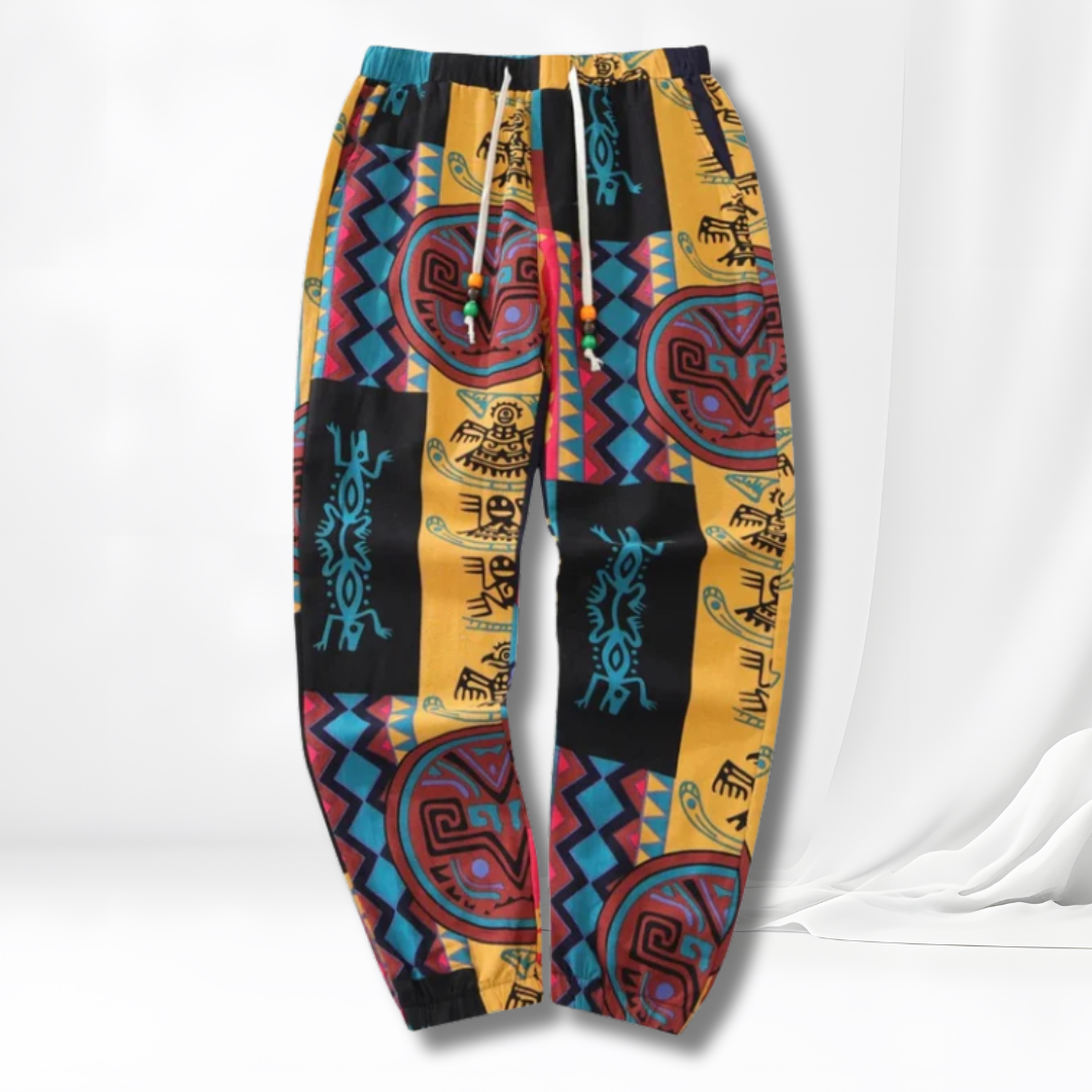 Zahara™ - Boho Tribal Print Bekväma Byxor