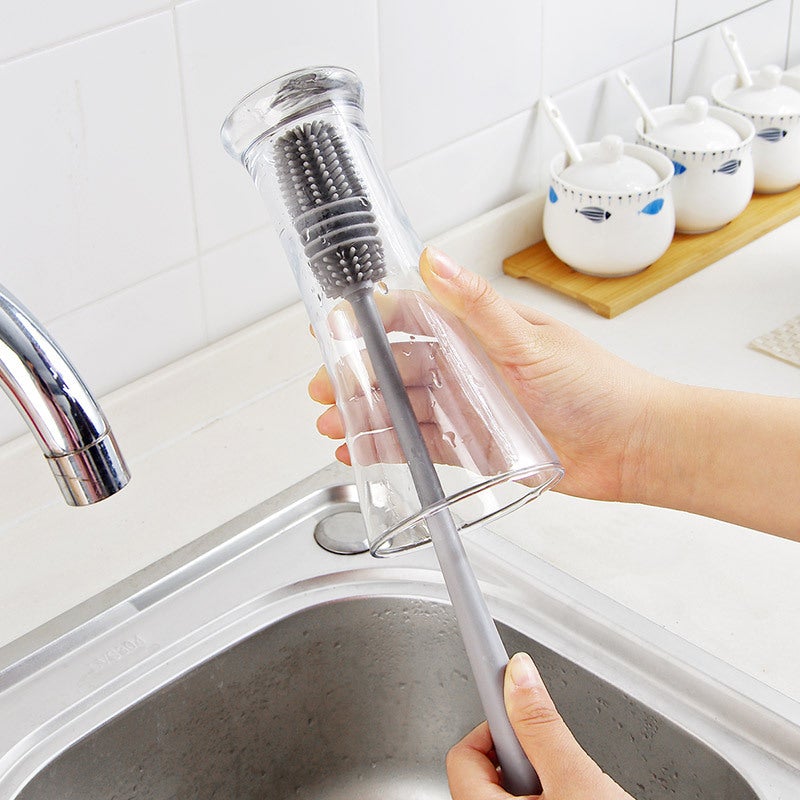 Allround fles reinigingsborstel en bekerborstel