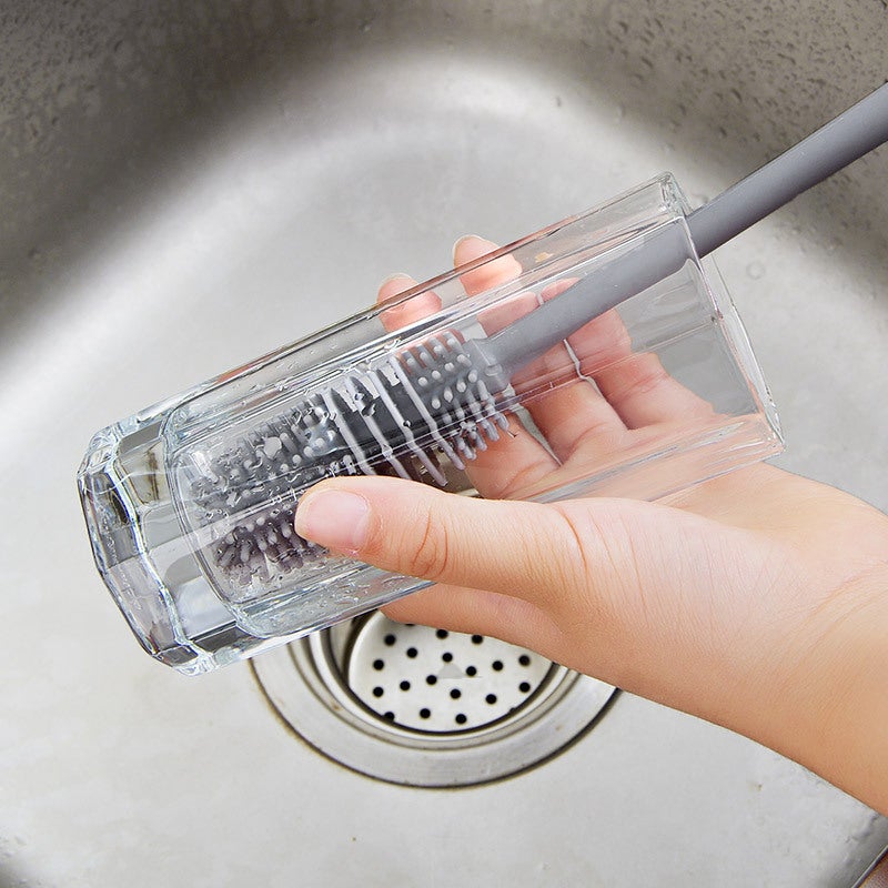 Allround fles reinigingsborstel en bekerborstel