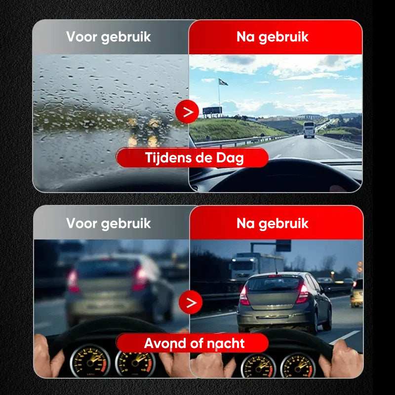 Krachtige ruitenreiniger en oliefilmverwijderaar