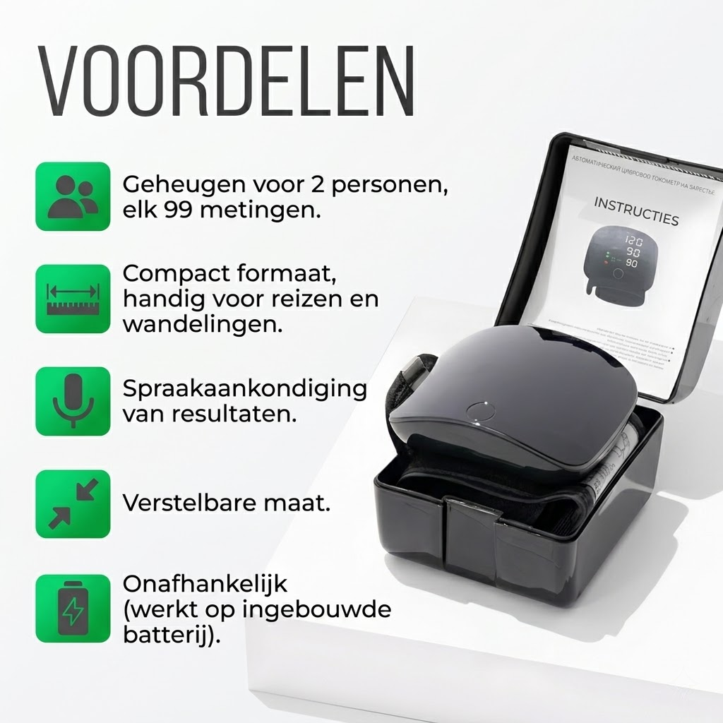 Calviro Pols Bloeddrukmeter