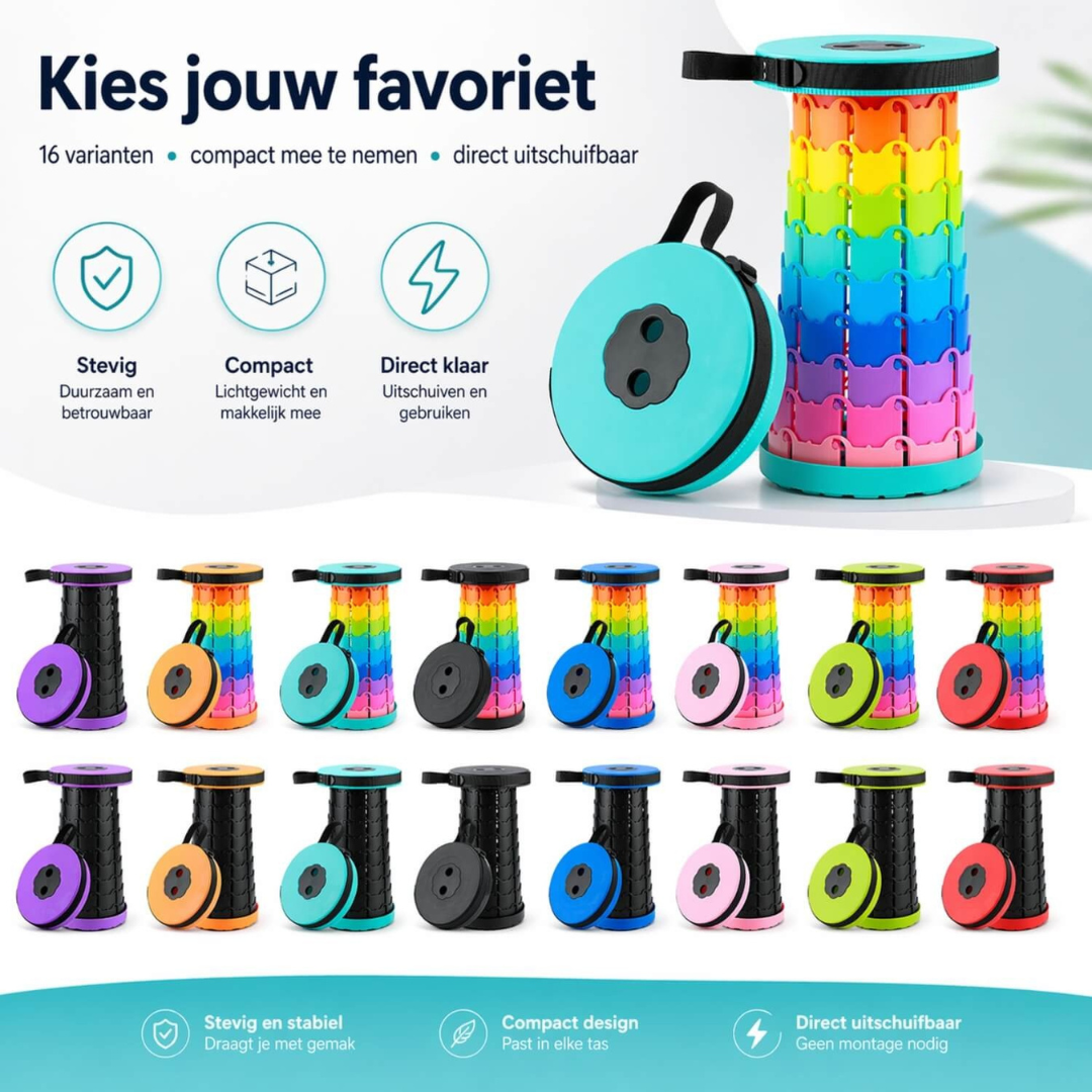 Calviro FlexSit™ Telescopische Kruk