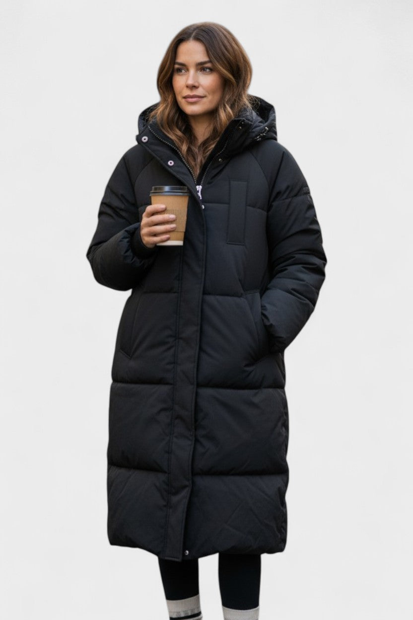 Gabriela™ | Fuskpälsjacka med huva