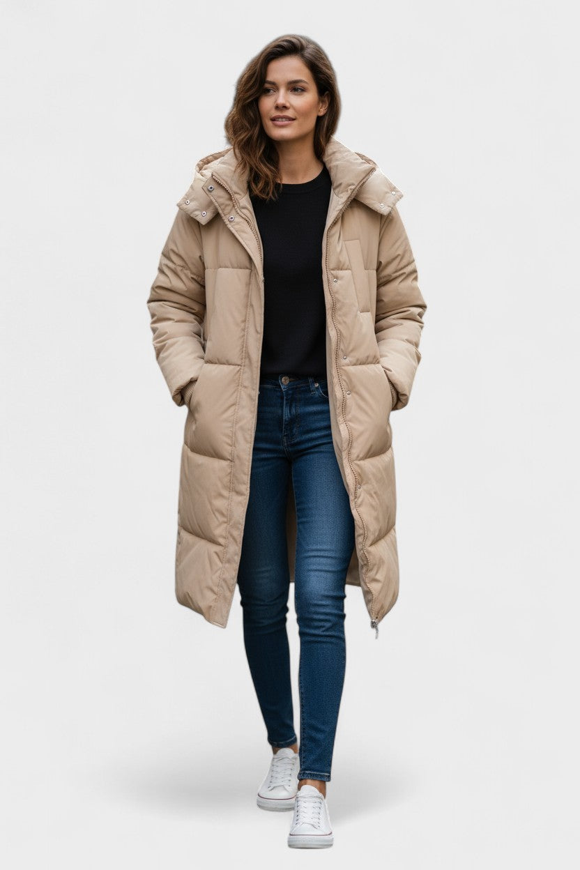 Gabriela™ | Fuskpälsjacka med huva