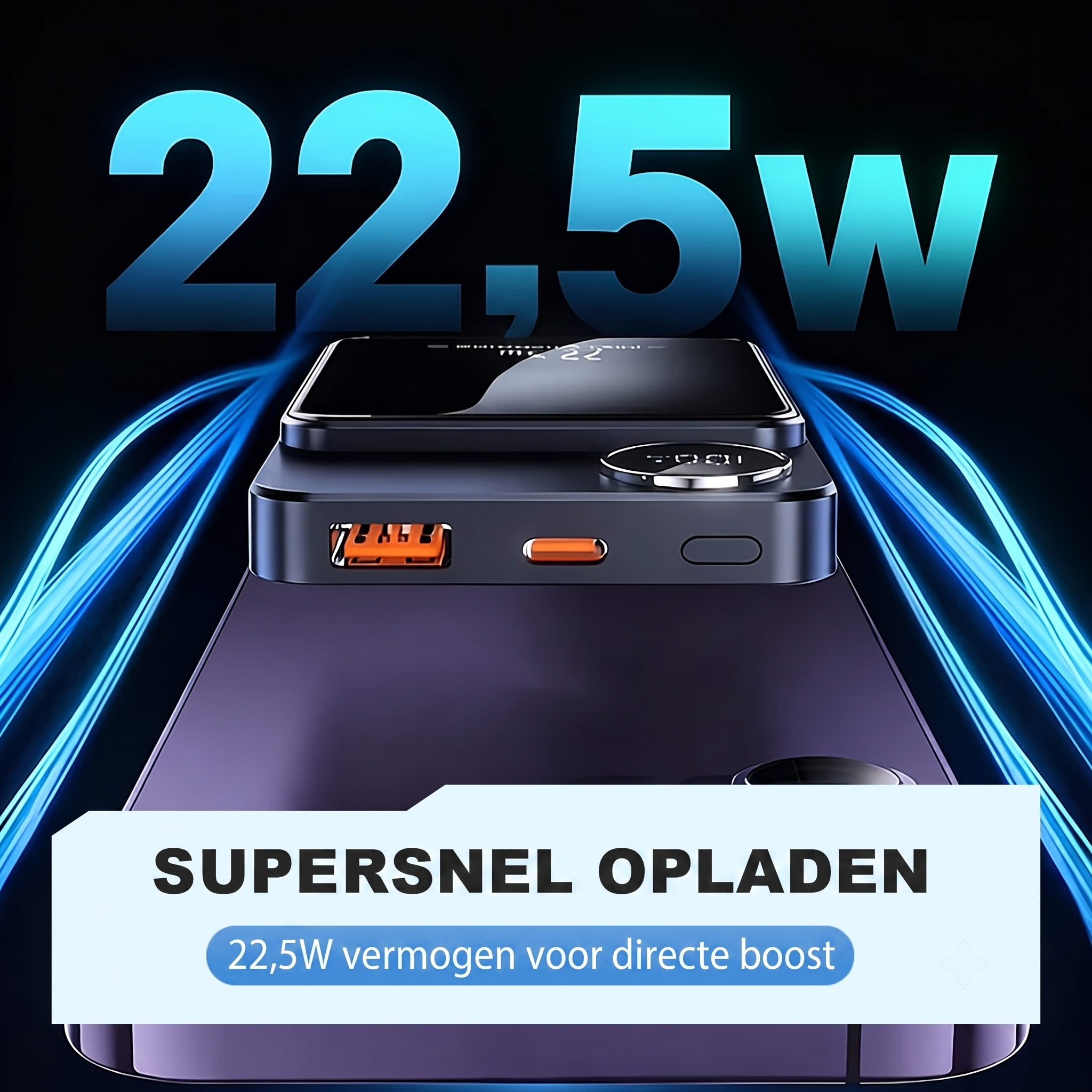 Calviro SnapCharge™ Magnetische Powerbank