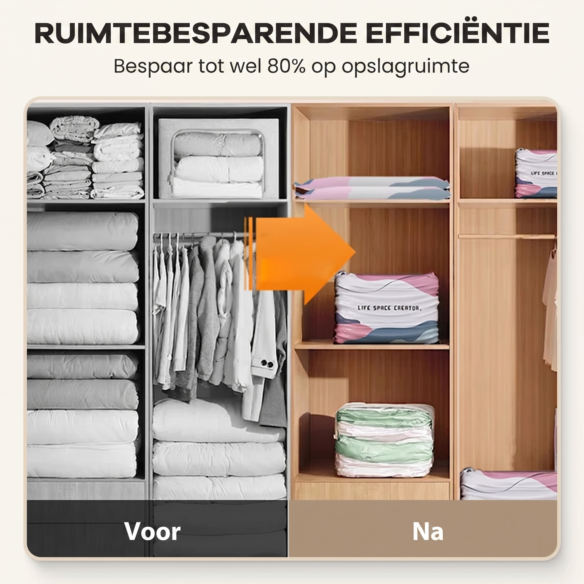 Calviro SpaceSaver Vacuüm Opbergzakken