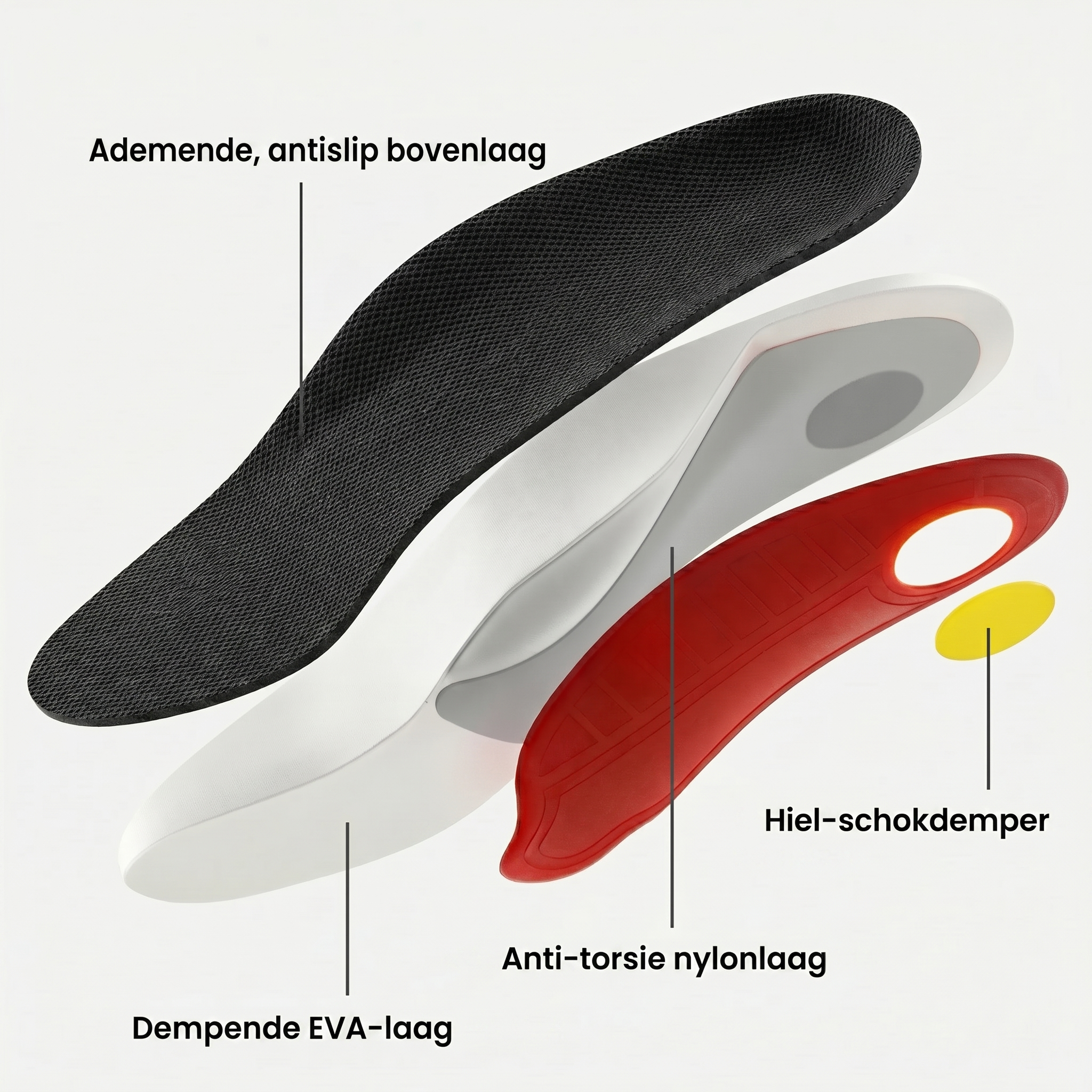 Calviro ComfortStep Inlegzolen