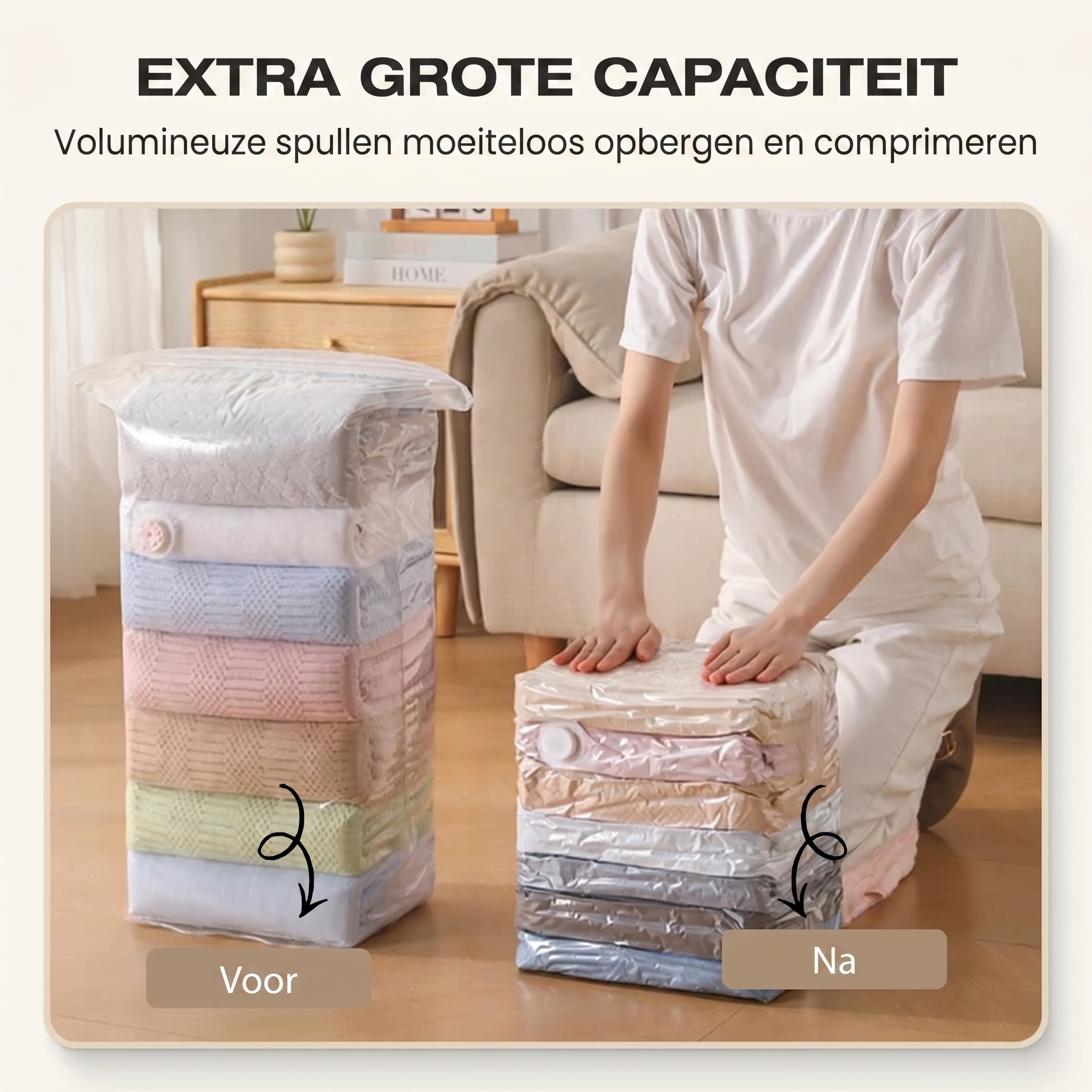 Calviro SpaceSaver Vacuüm Opbergzakken