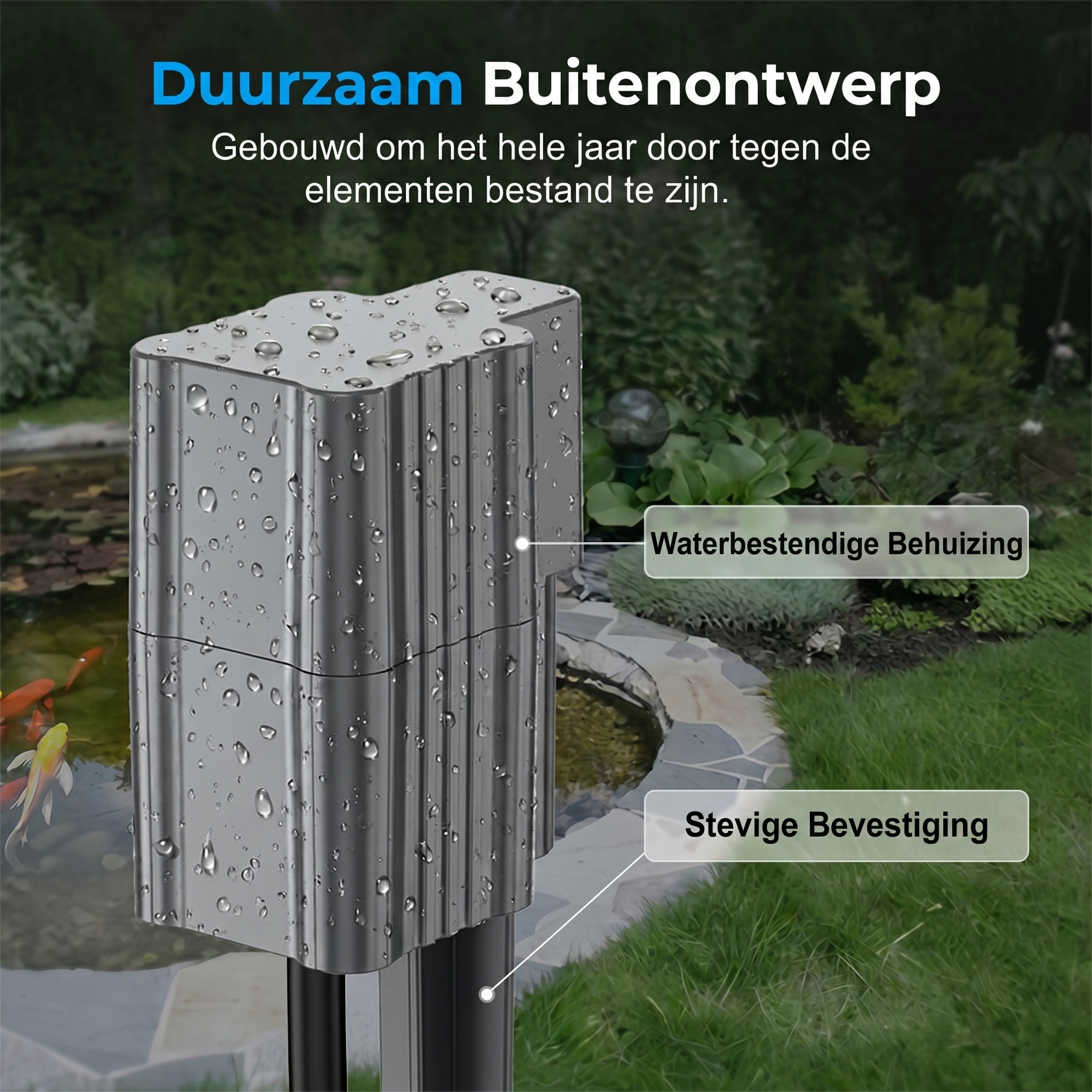 Calviro AquaFlow™ Zonne-energie Vijverbeluchter