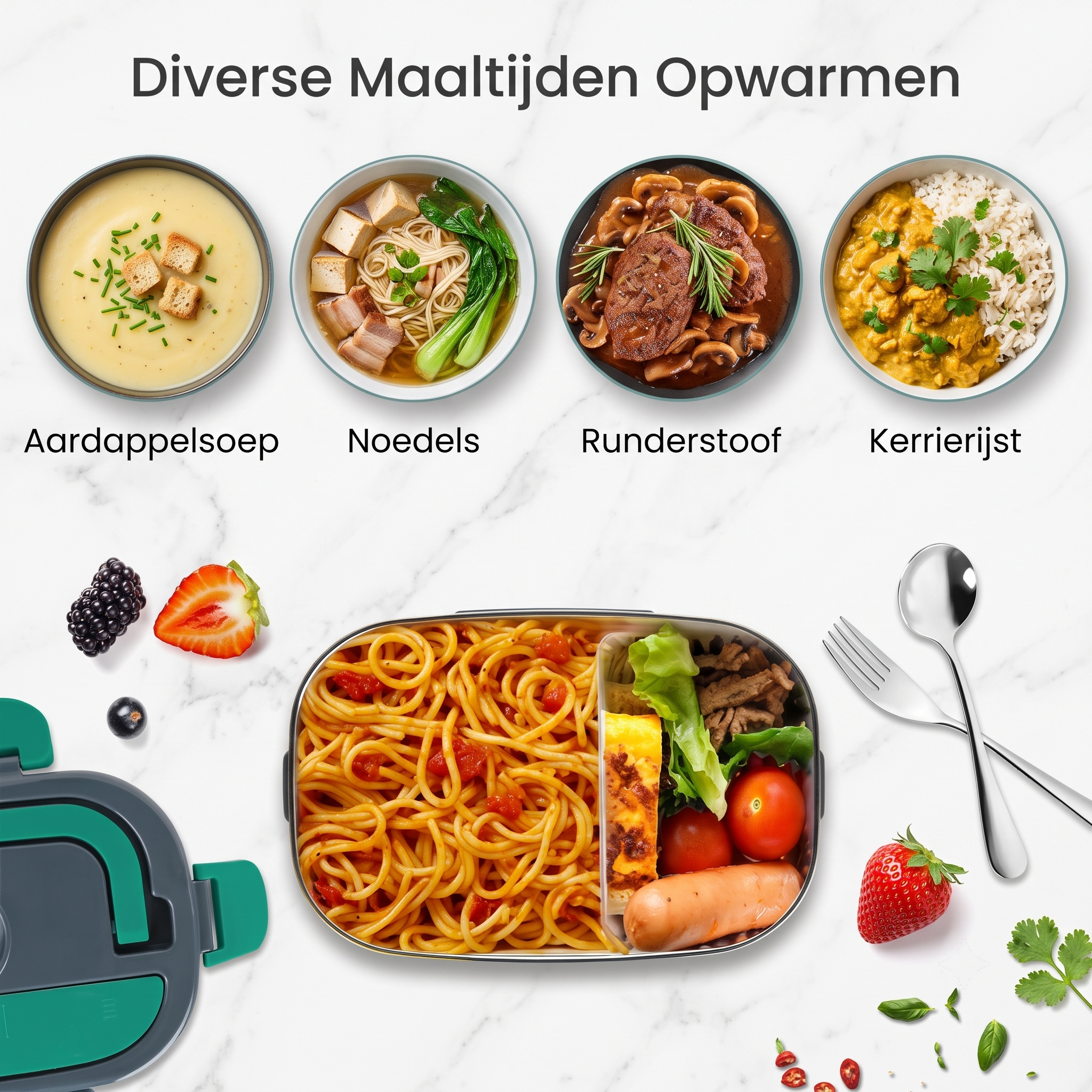 Calviro HeatBox™ Elektrische Lunchbox