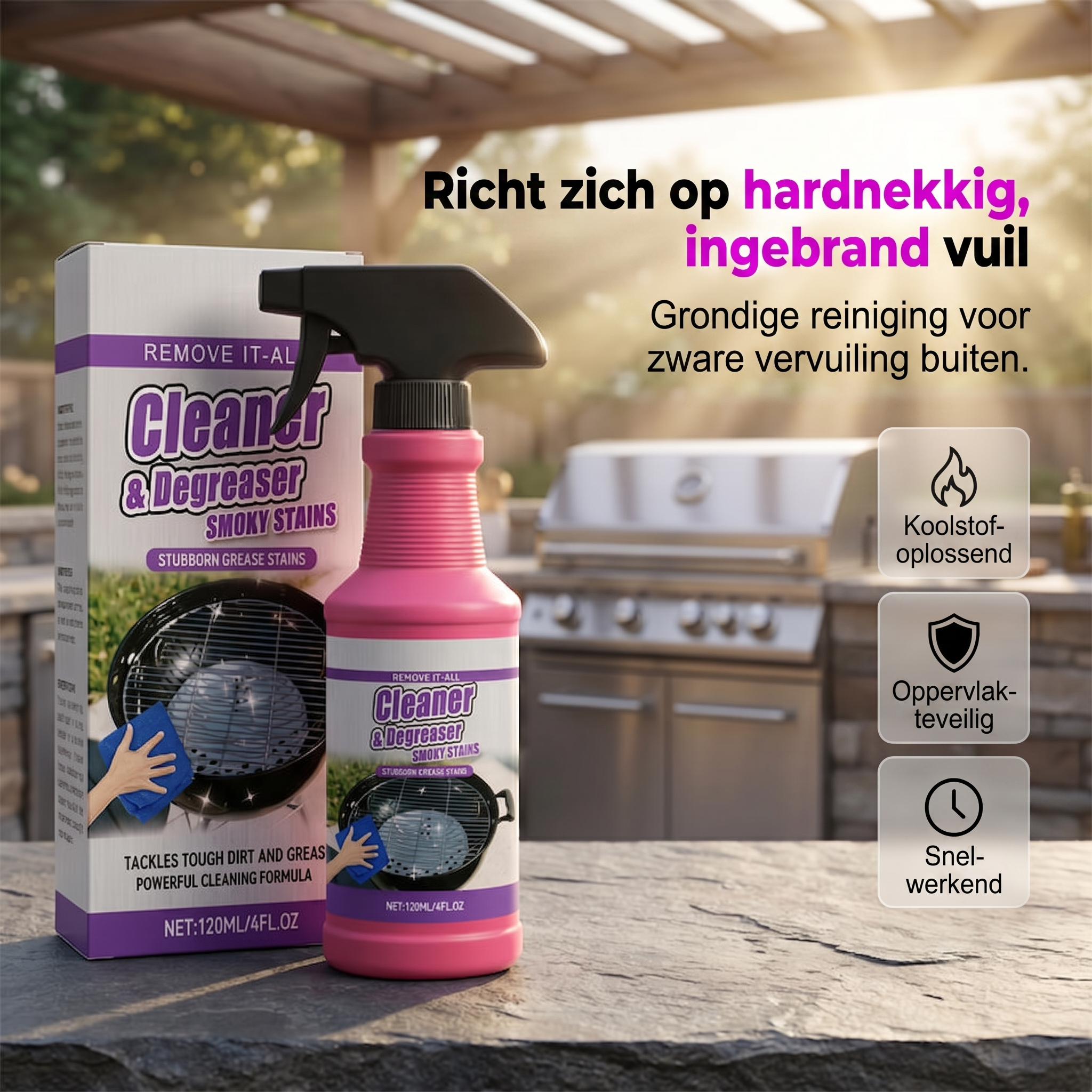 Calviro BBQ Vetverwijderingsspray