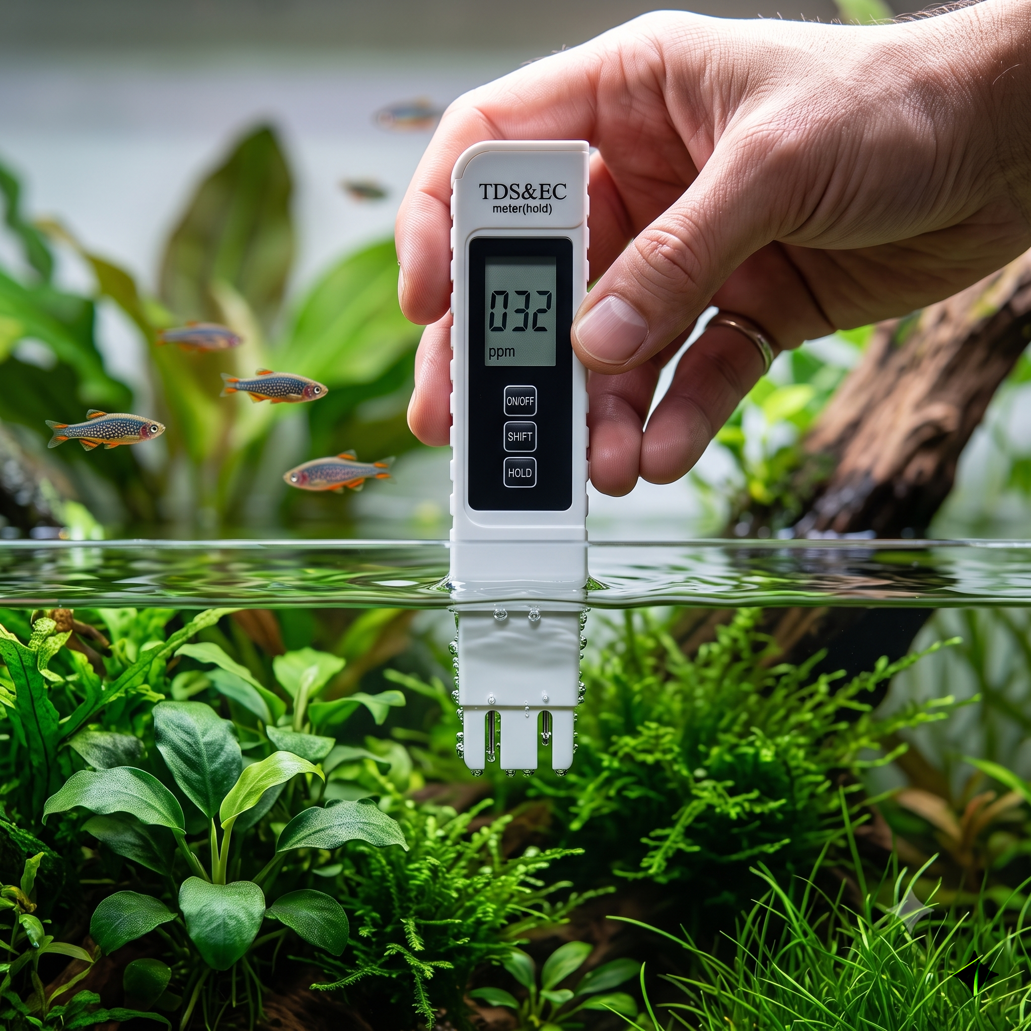Calviro AquaTest™ 3-in-1 Waterkwaliteitsmeter