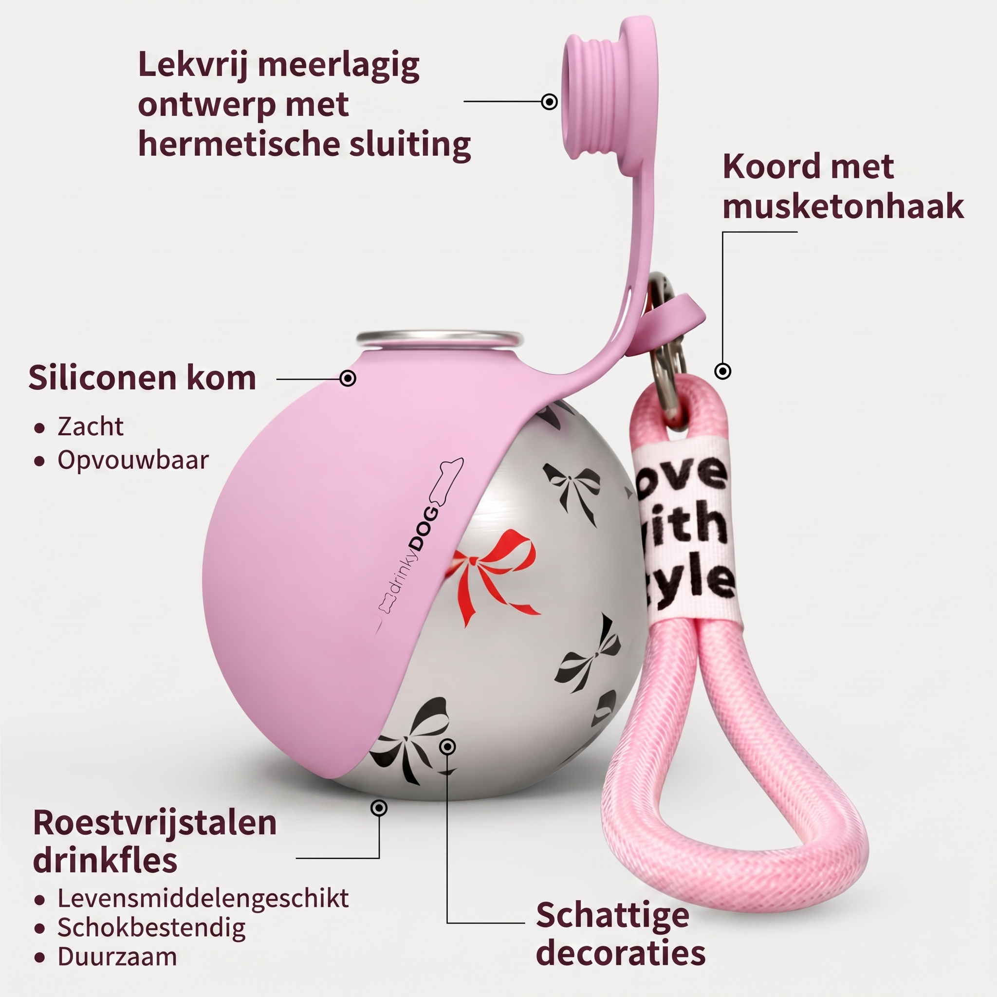 DRINKYDOG™ Draagbare Honden Drinkfles