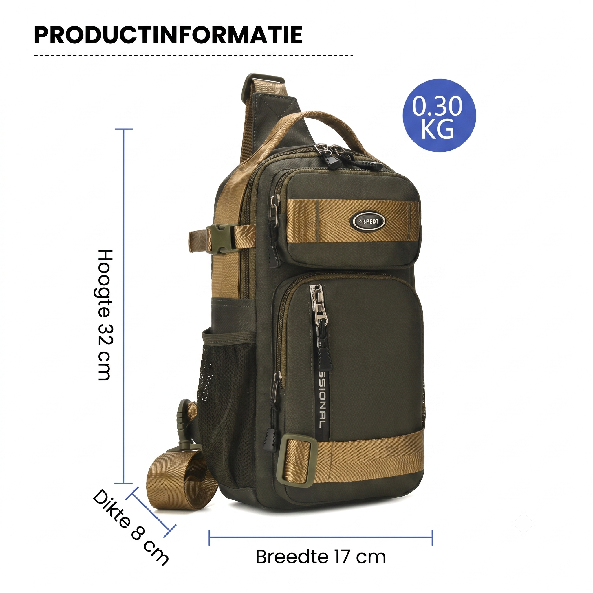 Calviro UrbanPack™ Crossbody Tas