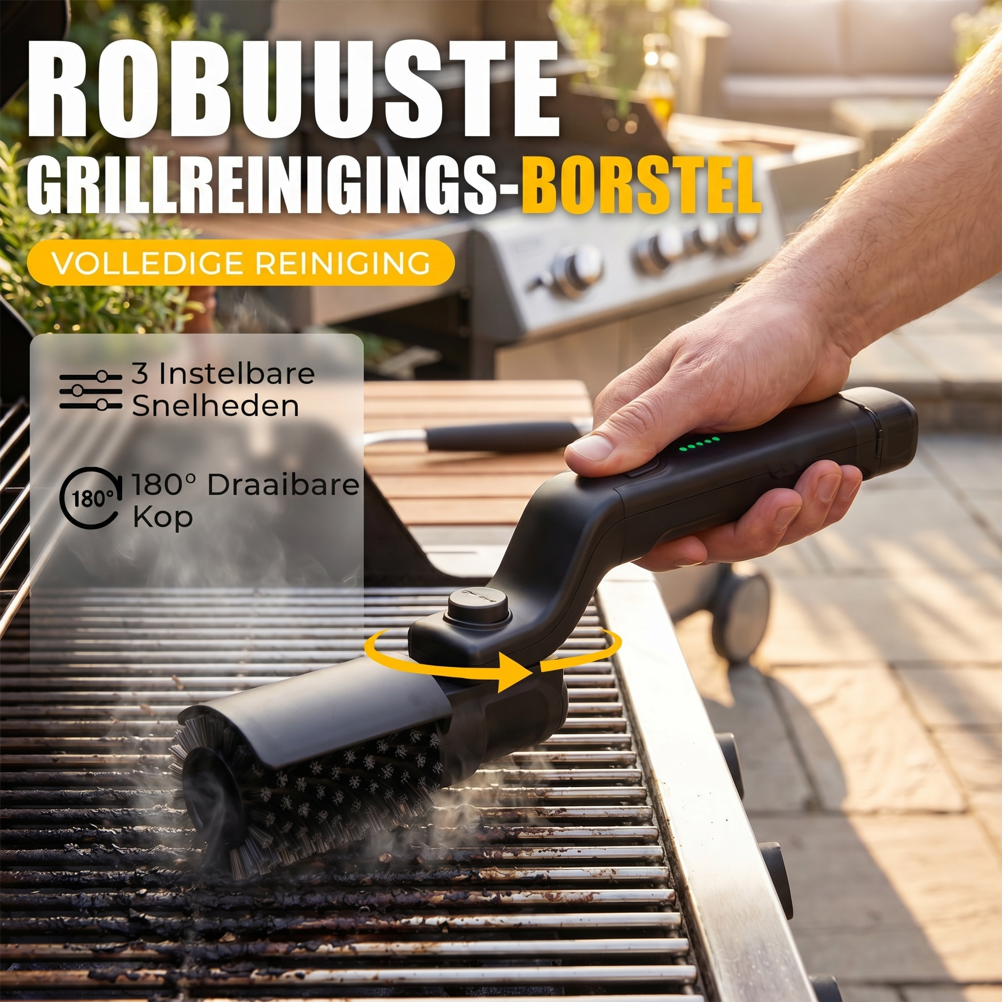 Calviro TurboClean BBQ Borstel