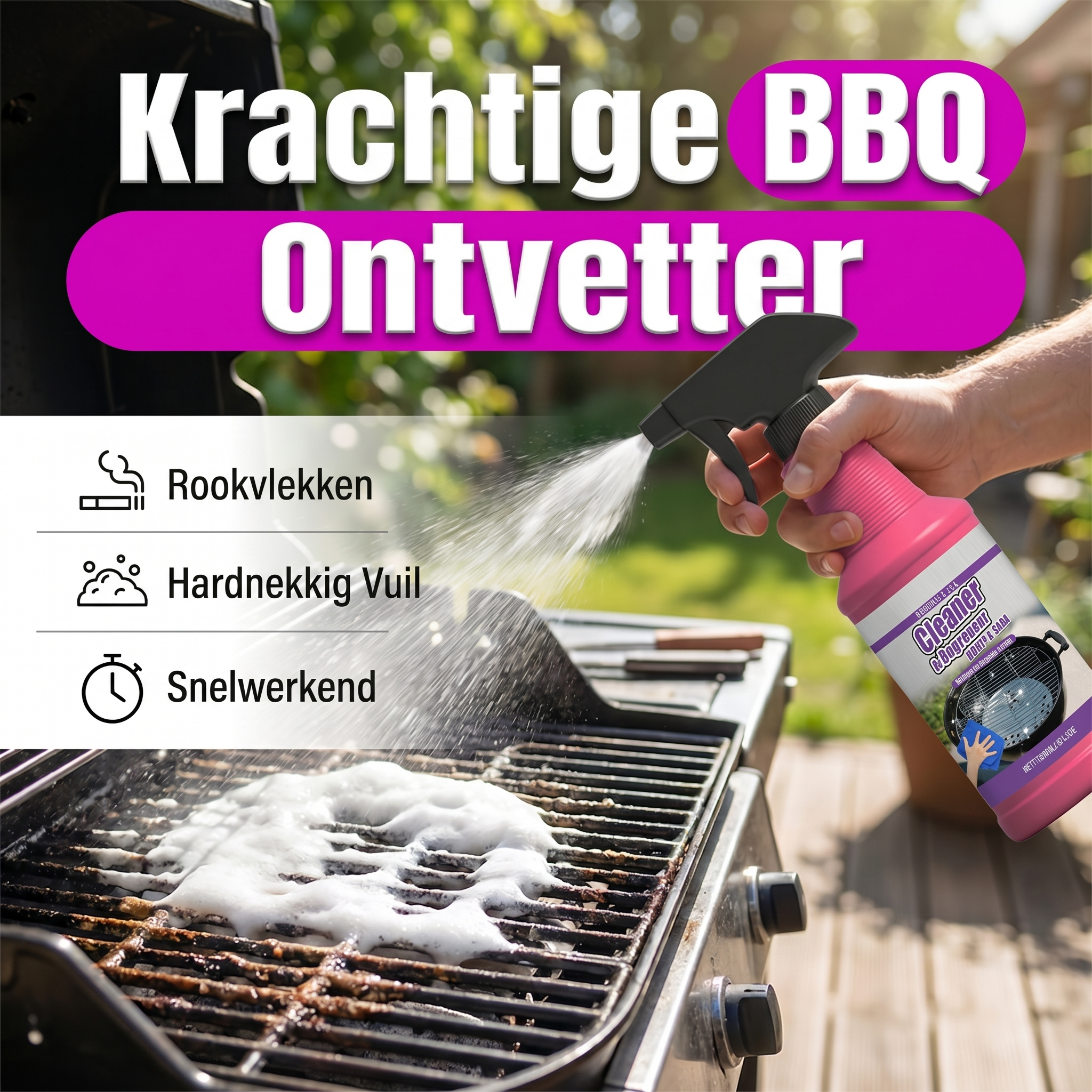 Calviro BBQ Vetverwijderingsspray