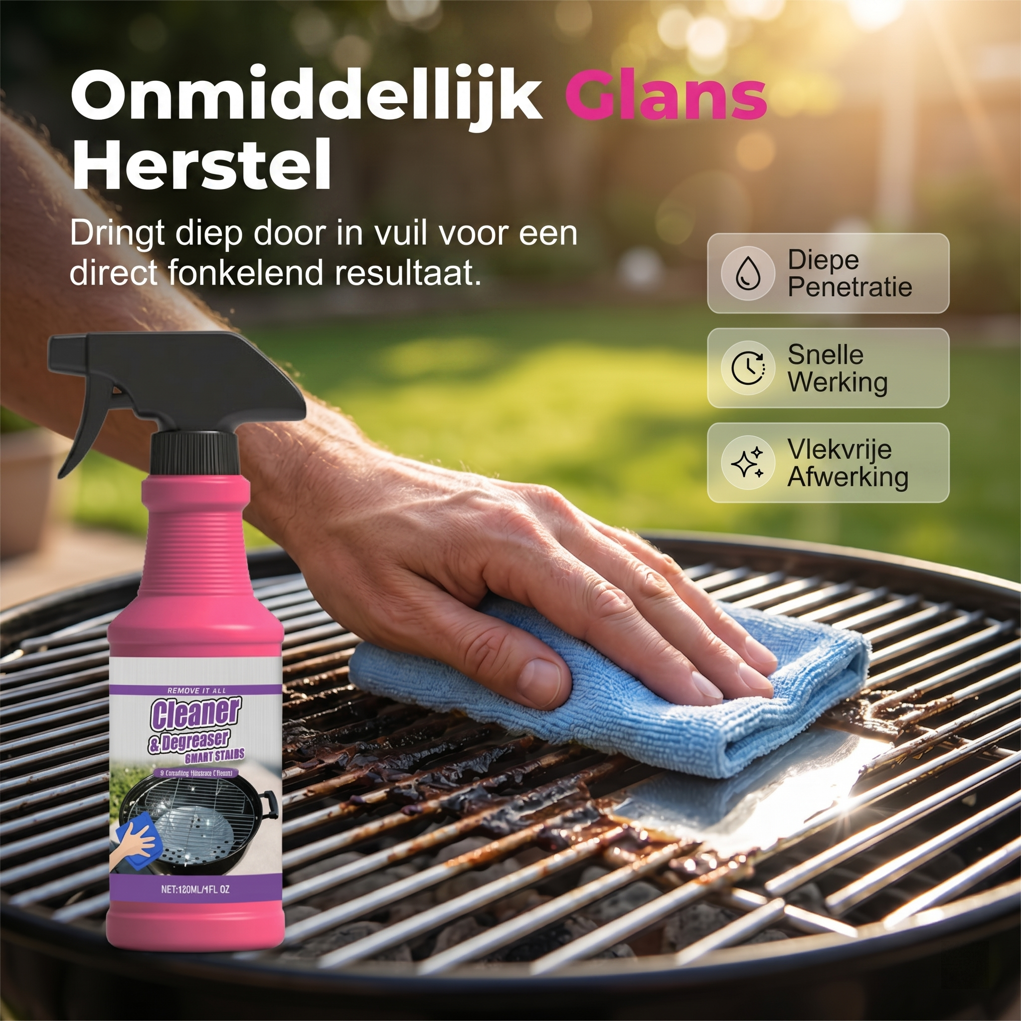 Calviro BBQ Vetverwijderingsspray