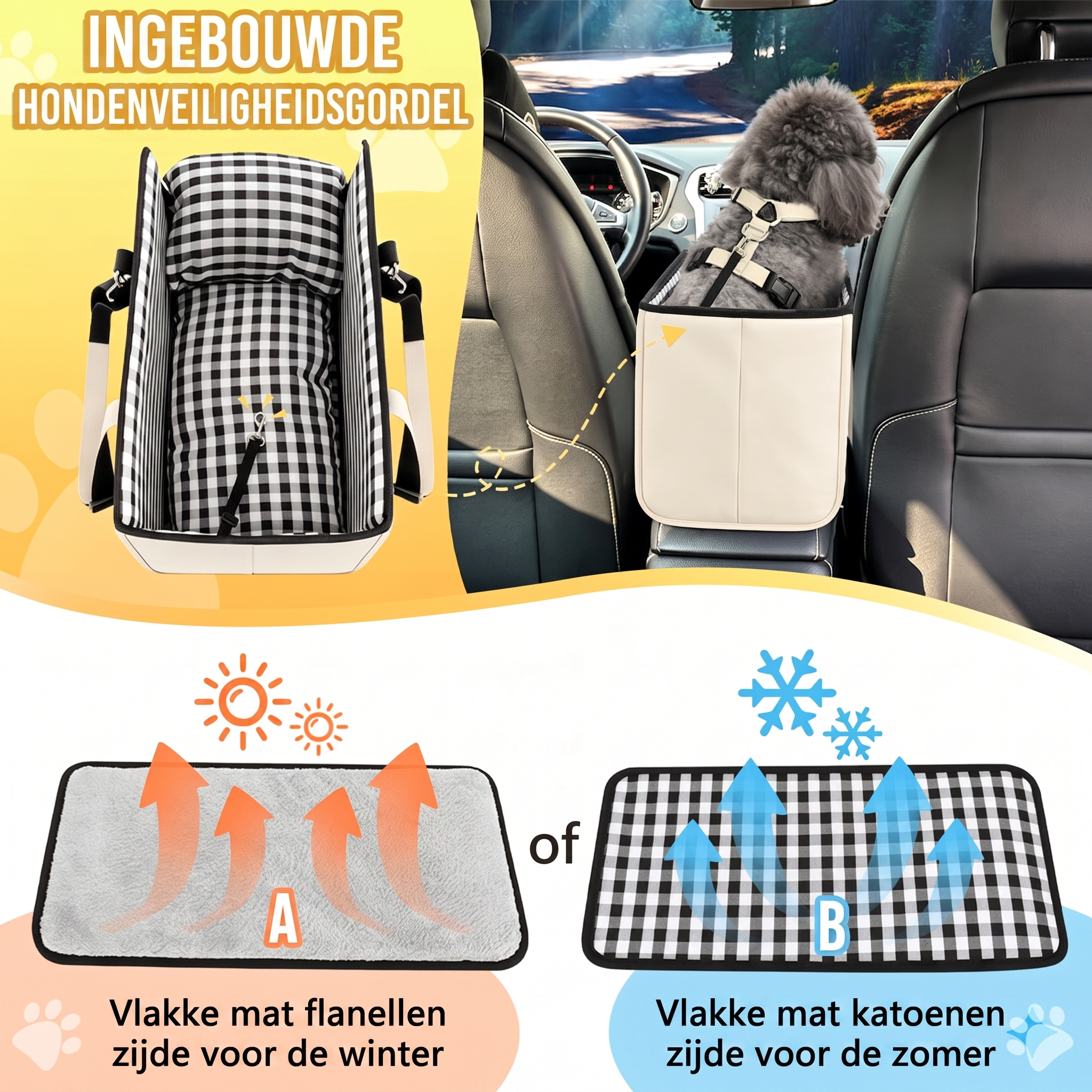 Calviro PawSeat™ Autostoeltje