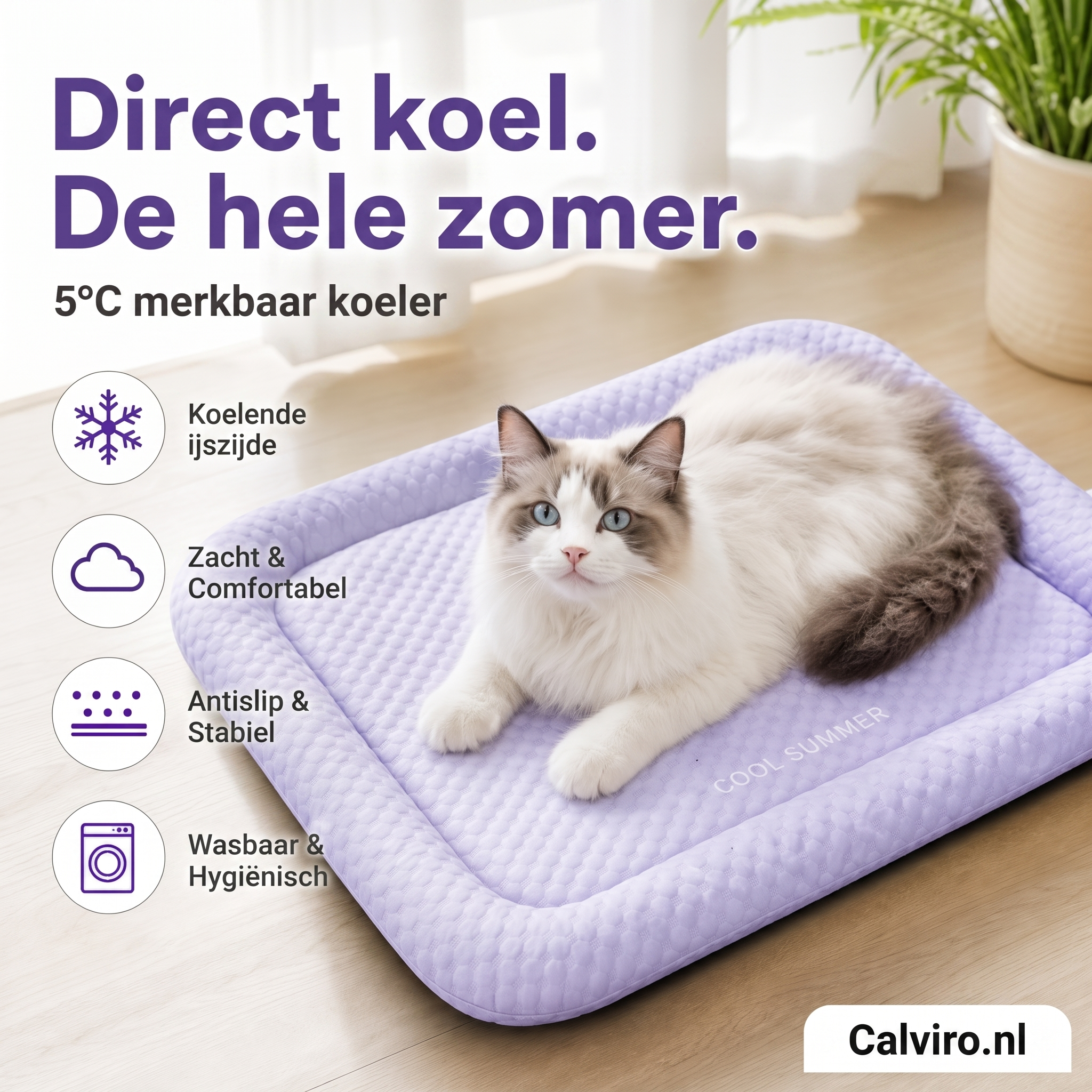 Calviro CoolPaws™ Verkoelende Huisdierenmat