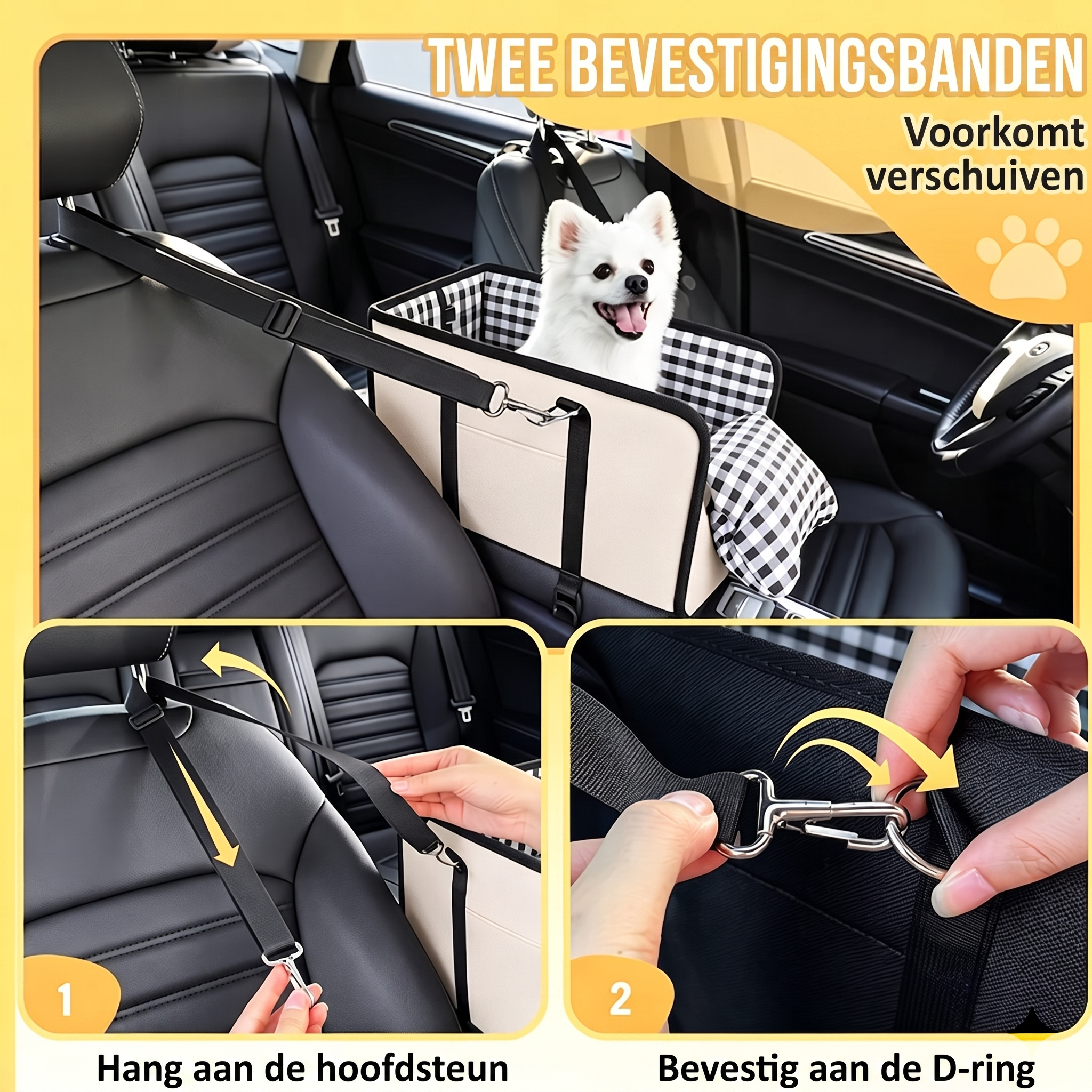 Calviro PawSeat™ Autostoeltje