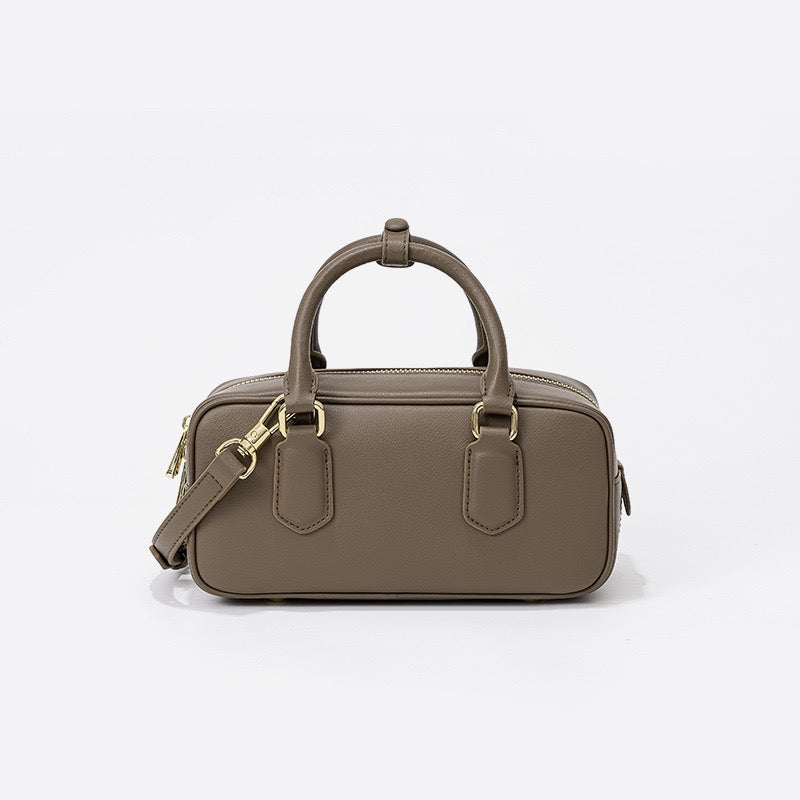 Vintage Äkta Läder Crossbody Handväska