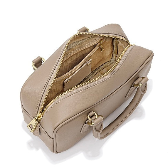 Vintage Äkta Läder Crossbody Handväska